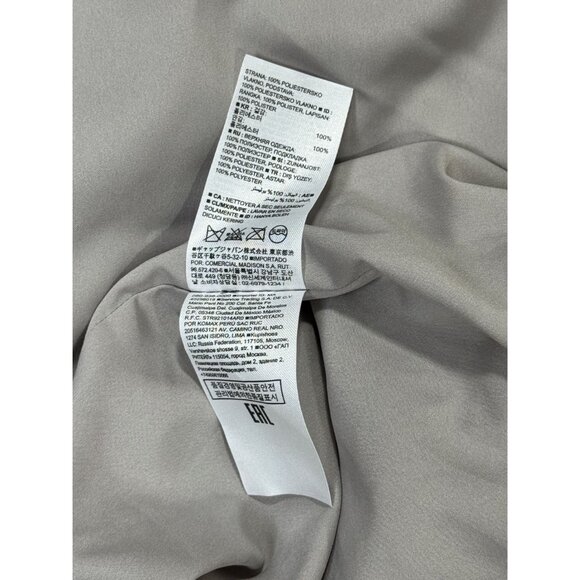 NEW Banana Republic Size 2 W Animal Print Chiffon Ruffle Sleeveless Wrap Maxi - Picture 8 of 16